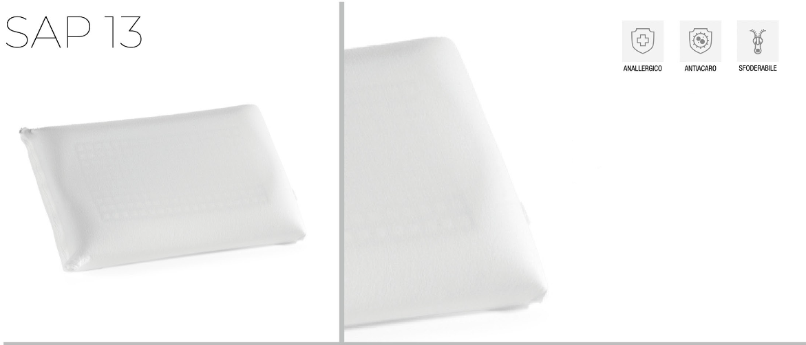 Guanciale in Memory Foam H13