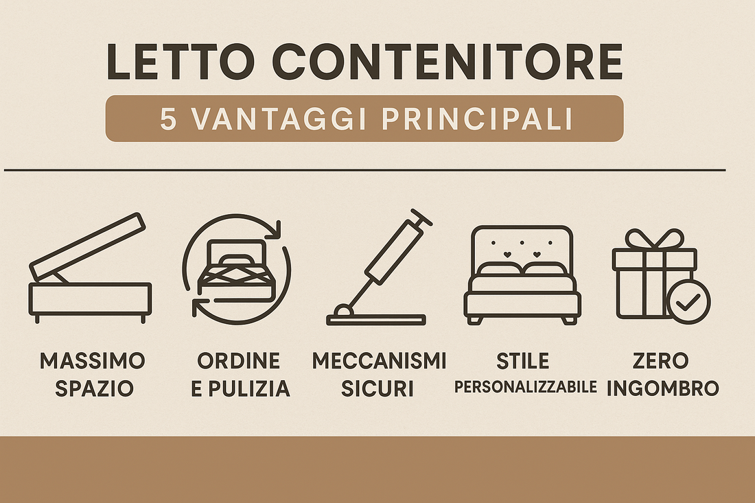 Letto contenitore: la soluzione salvaspazio elegante e funzionale per la tua camera