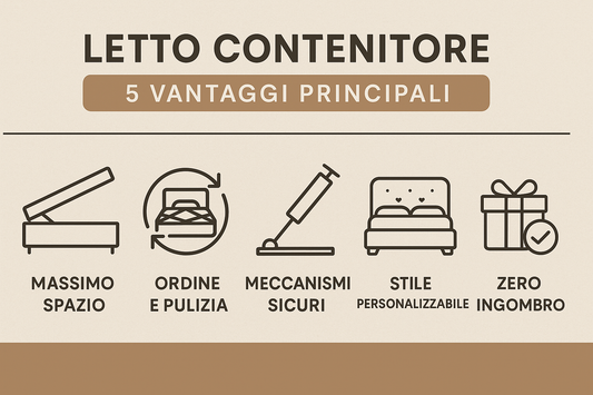 Letto contenitore: la soluzione salvaspazio elegante e funzionale per la tua camera