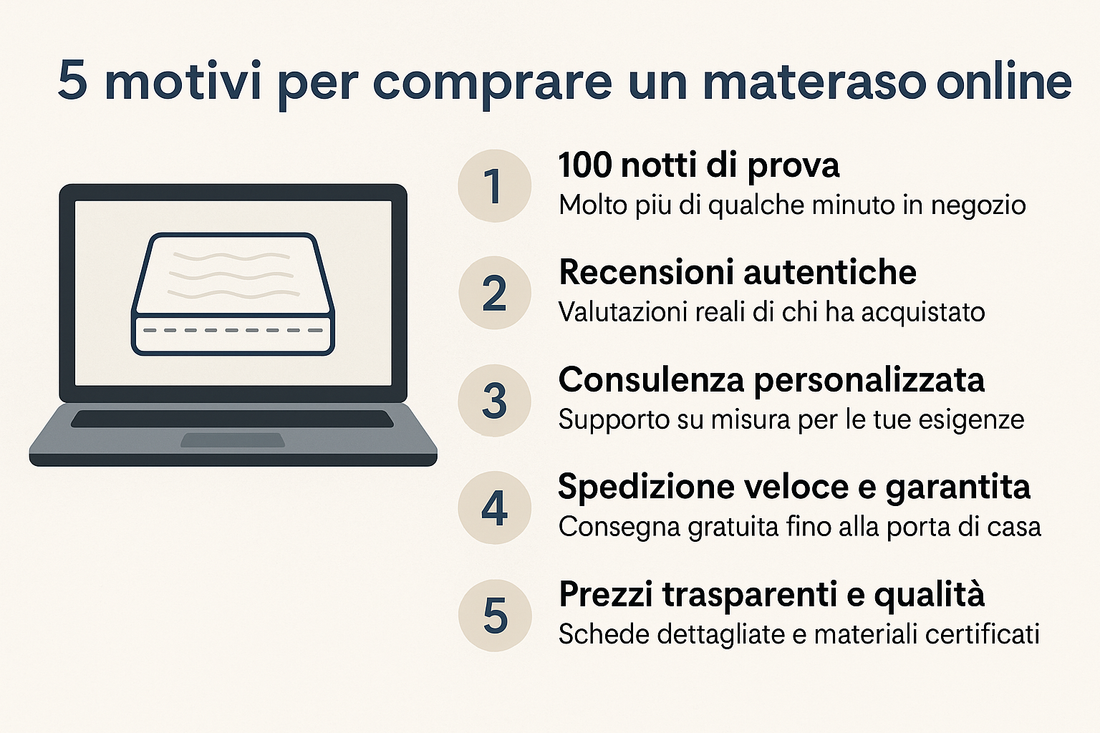 Comprare un materasso senza provarlo? Ecco perché online è più sicuro (e conveniente) di quanto pensi