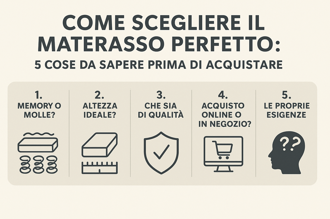 Guida pratica alla scelta del materasso perfetto: come non sbagliare acquisto nel 2025