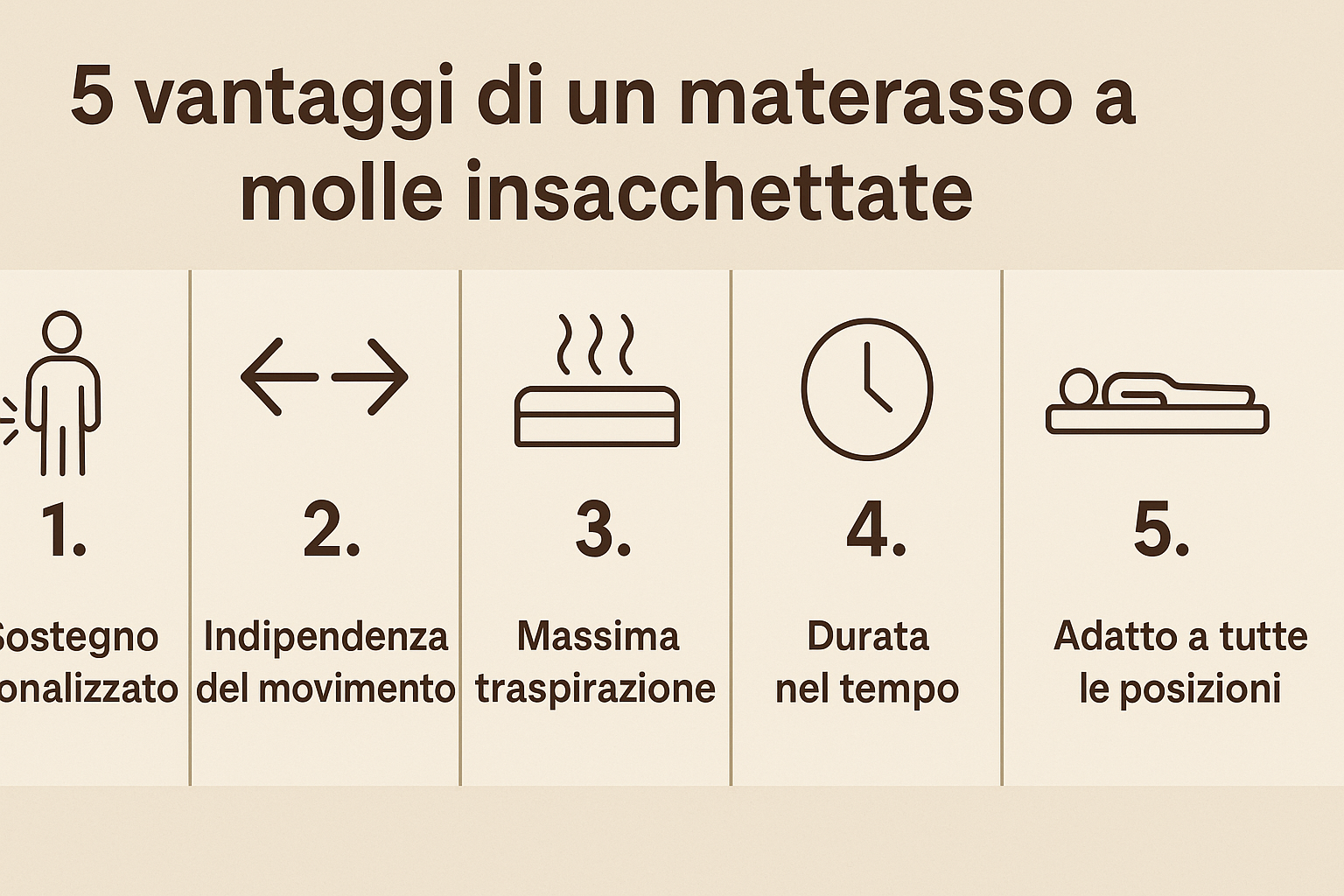 Perché scegliere un materasso a molle insacchettate: comfort, sostegno e durata