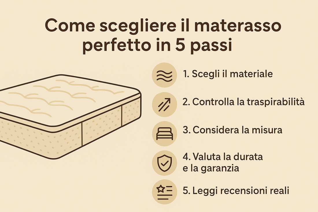 Guida all’acquisto del materasso perfetto: come scegliere quello giusto per te (e dormire meglio subito)