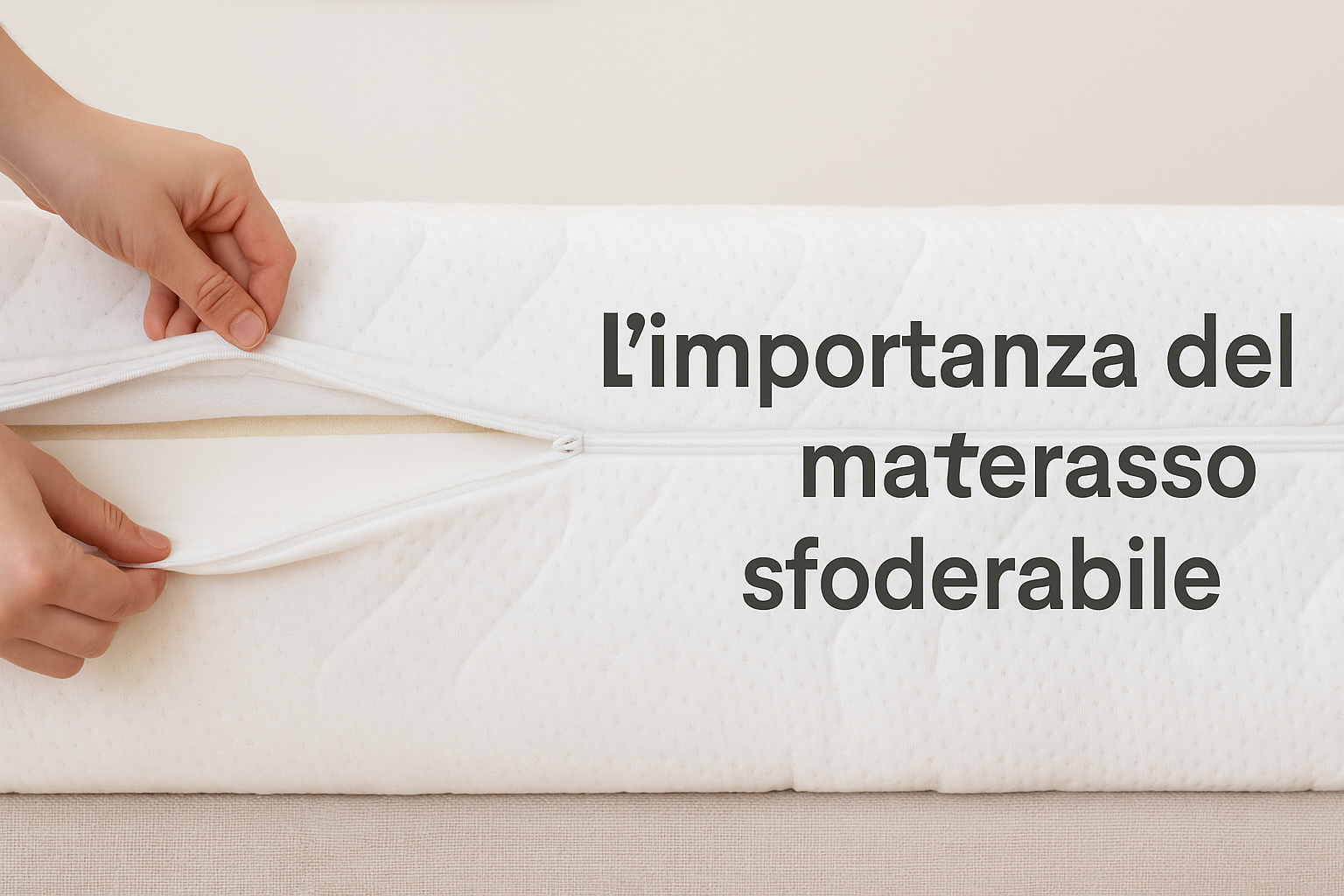 Materasso sfoderabile: perché è una scelta intelligente per il tuo benessere | Atlas Materassi