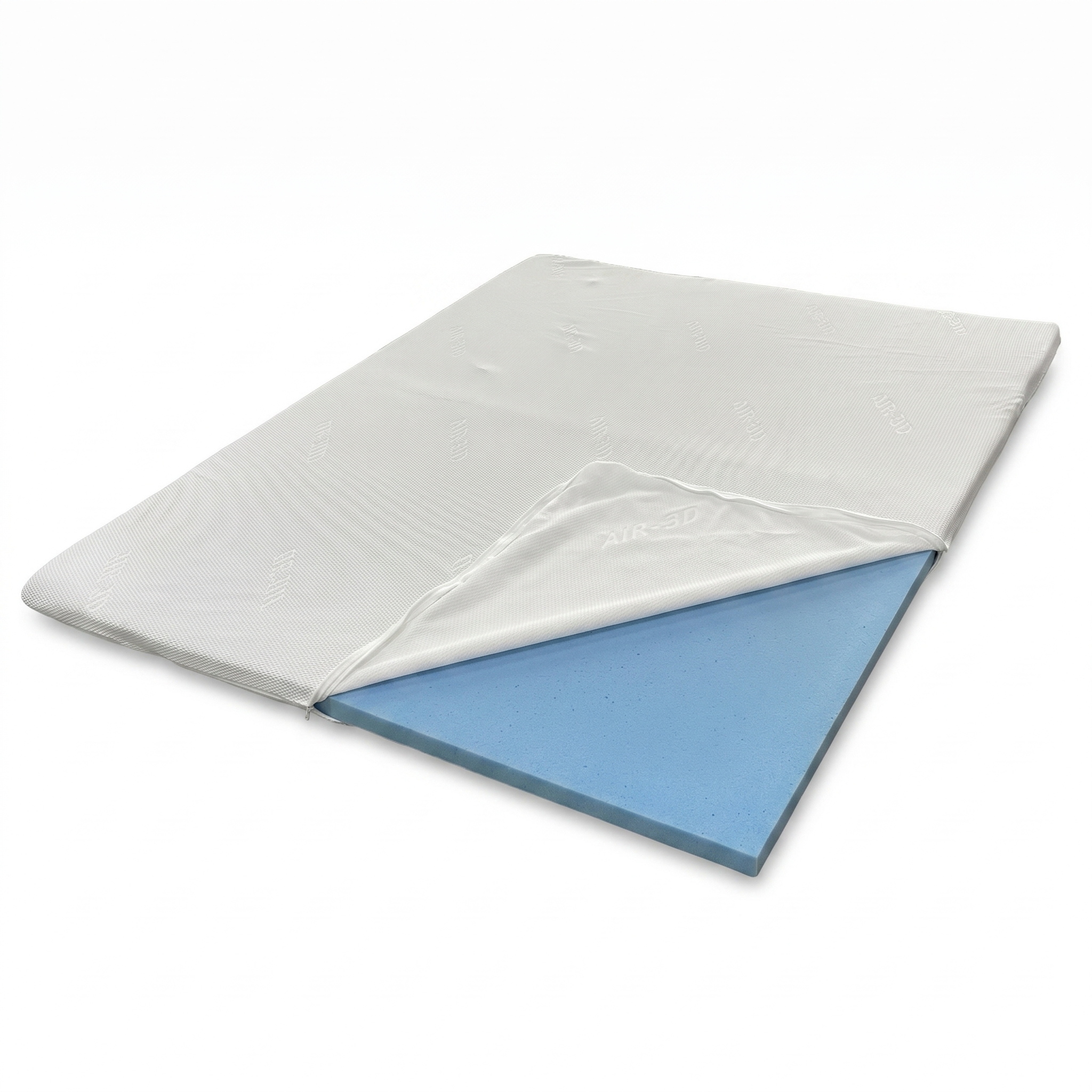 Topper Memory Foam Gel 5 cm Traspirante per Materasso