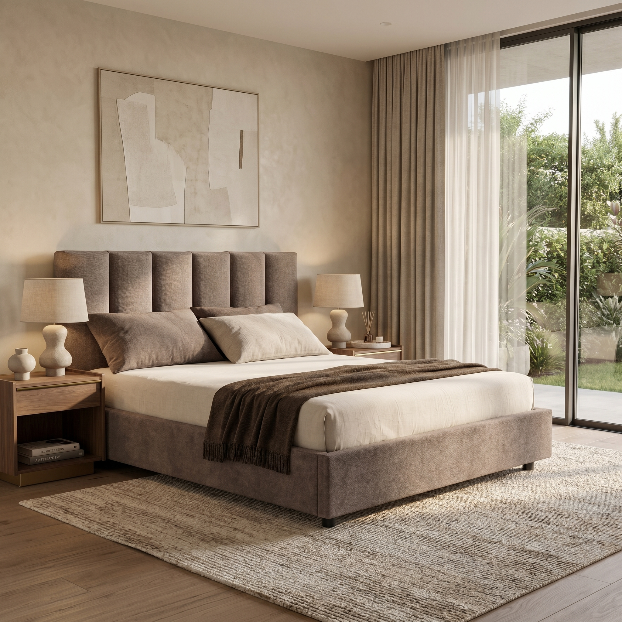 Letto Contenitore Emily con Testata Imbottita