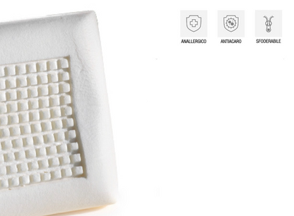 Guanciale in Memory Foam H15 Cervicale