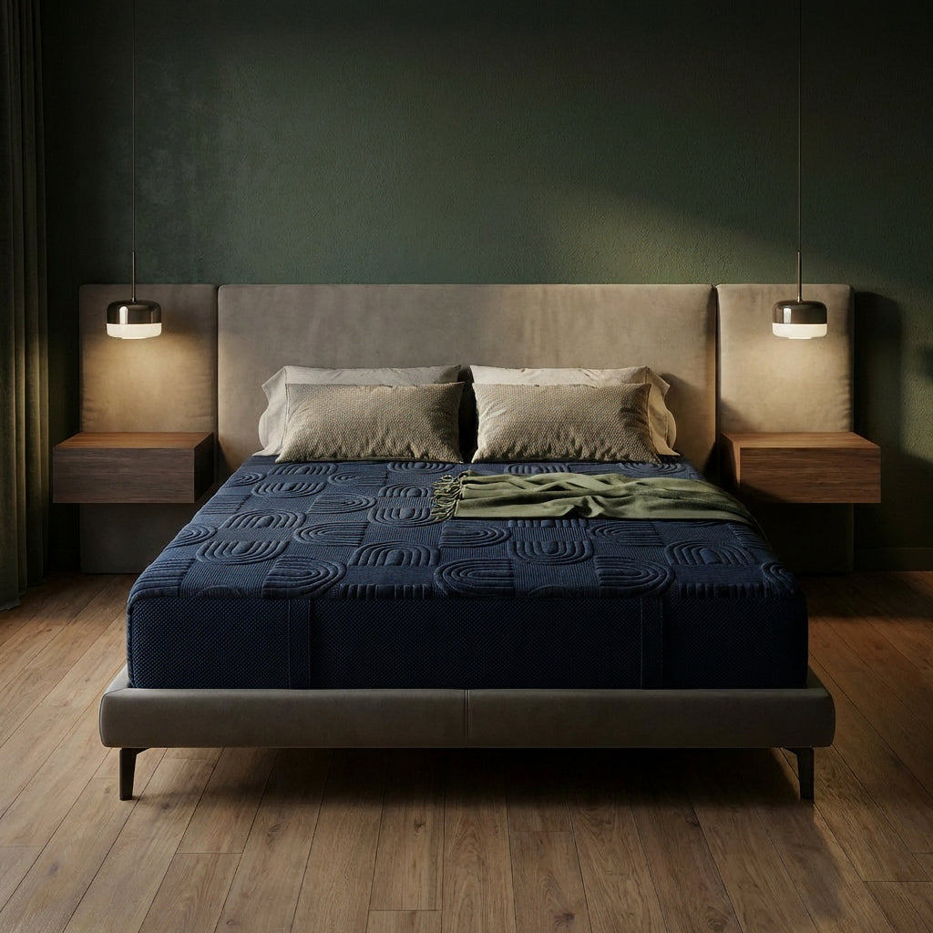 Materasso YUME 28 cm in Memory Foam e Waterfoam Strutturale – Sfoderabile e Lavabile