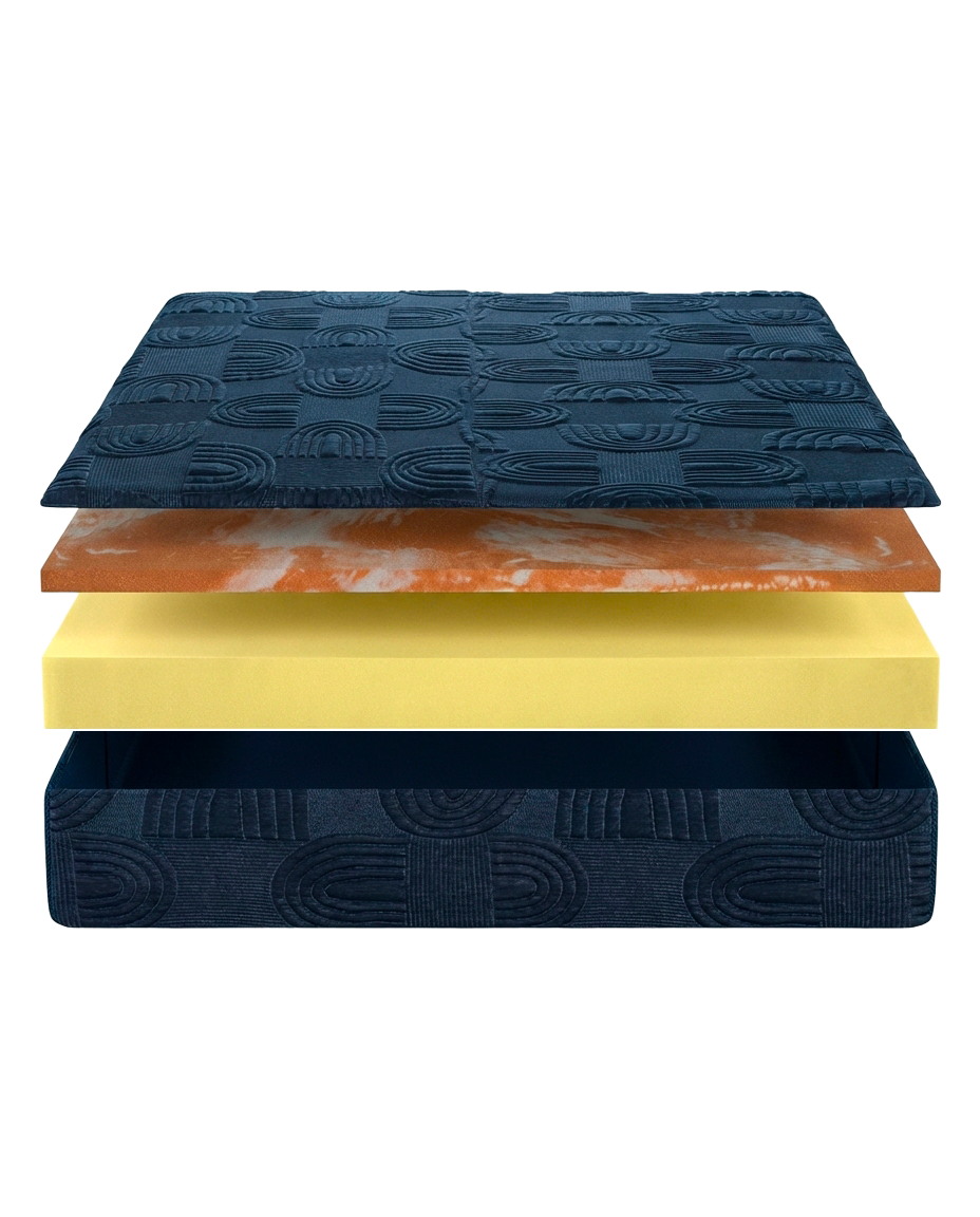 Materasso YUME 28 cm in Memory Foam e Waterfoam Strutturale – Sfoderabile e Lavabile